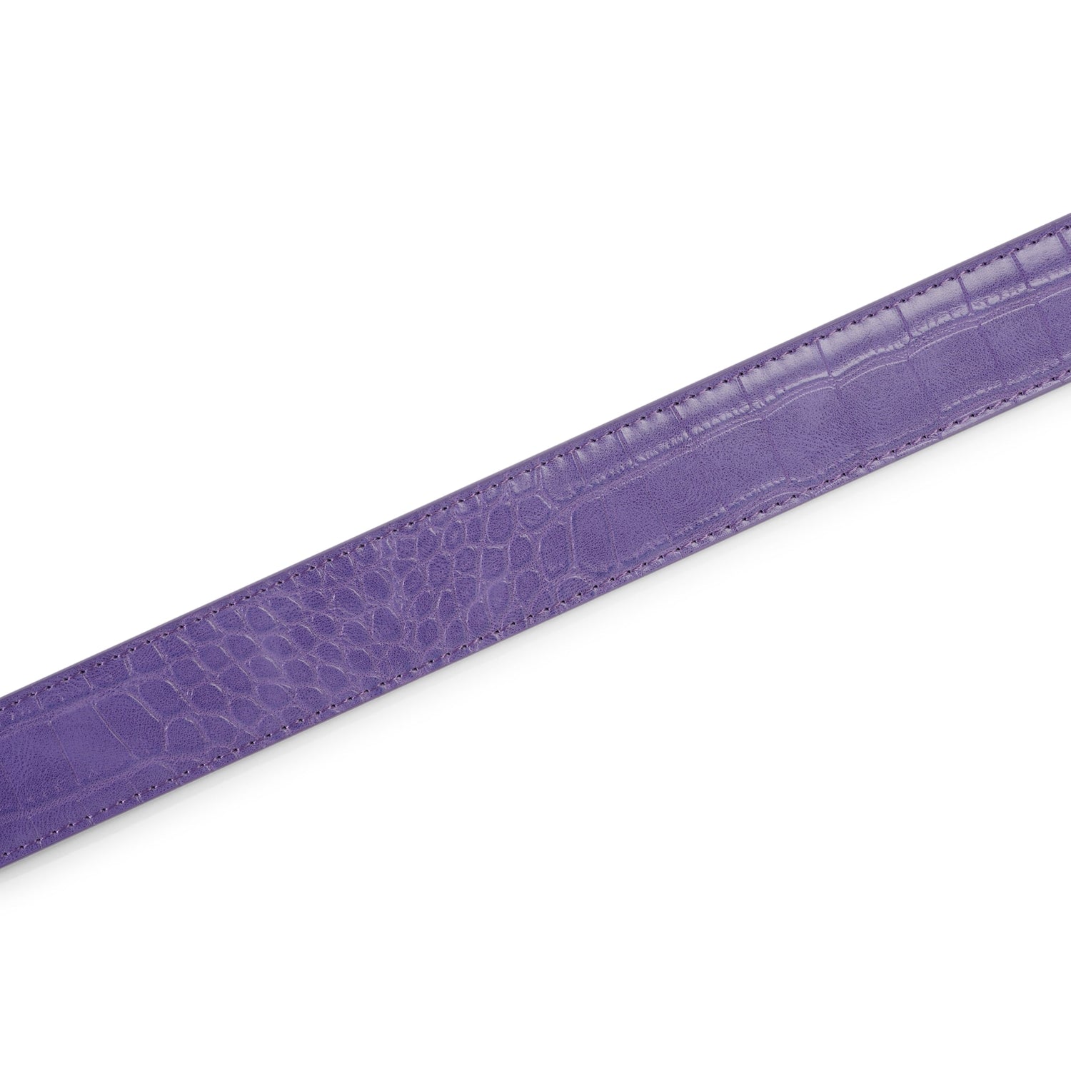 Croc Skin Belt, Purple