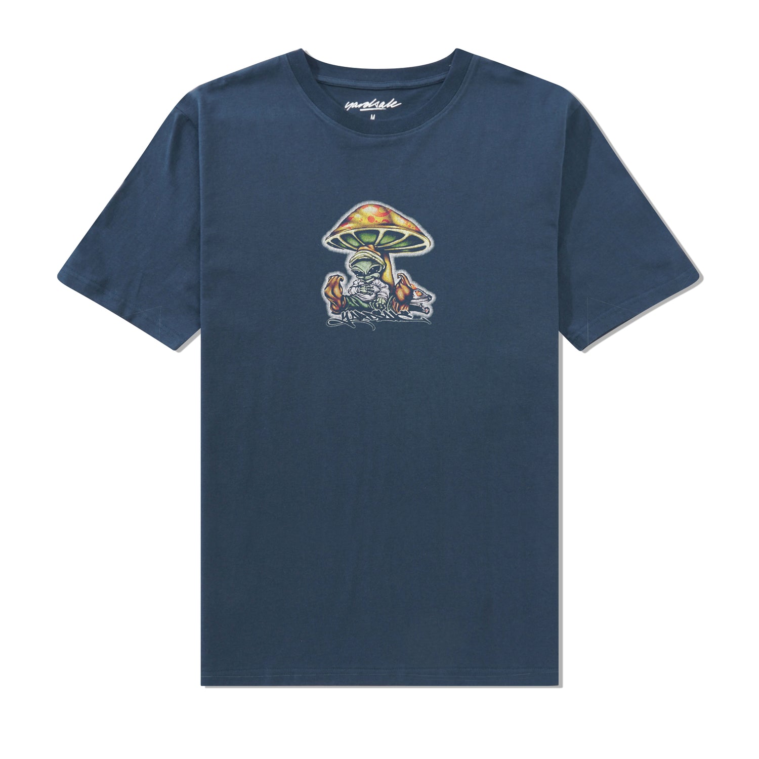 Golden Teacher Tee, Navy