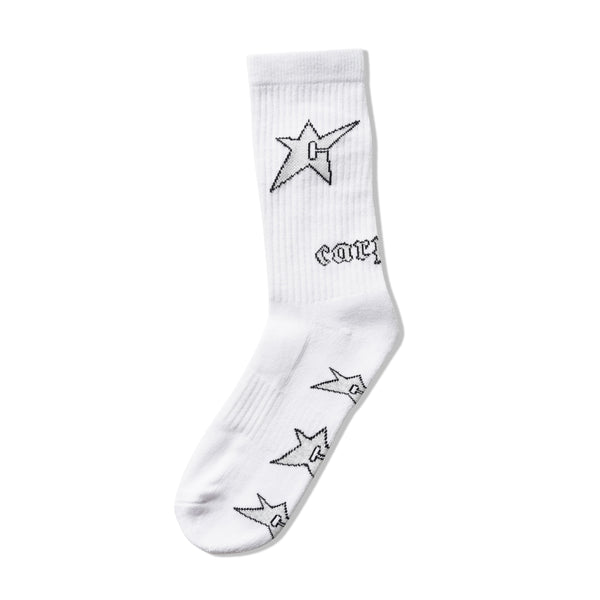 Carpet Company C-Star Socks, White