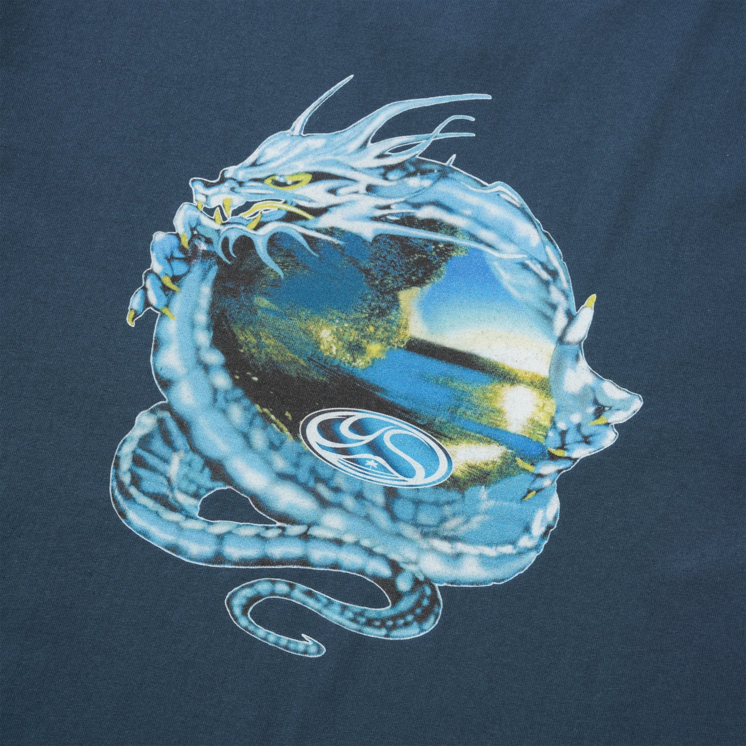 Wave Serpent Tee, Navy