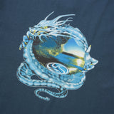Wave Serpent Tee, Navy