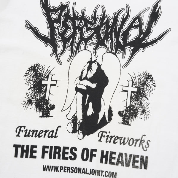 Personal Funeral Fireworks L/S Tee, White