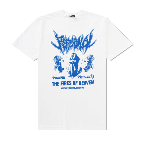 Personal Funeral Fireworks Tee, White