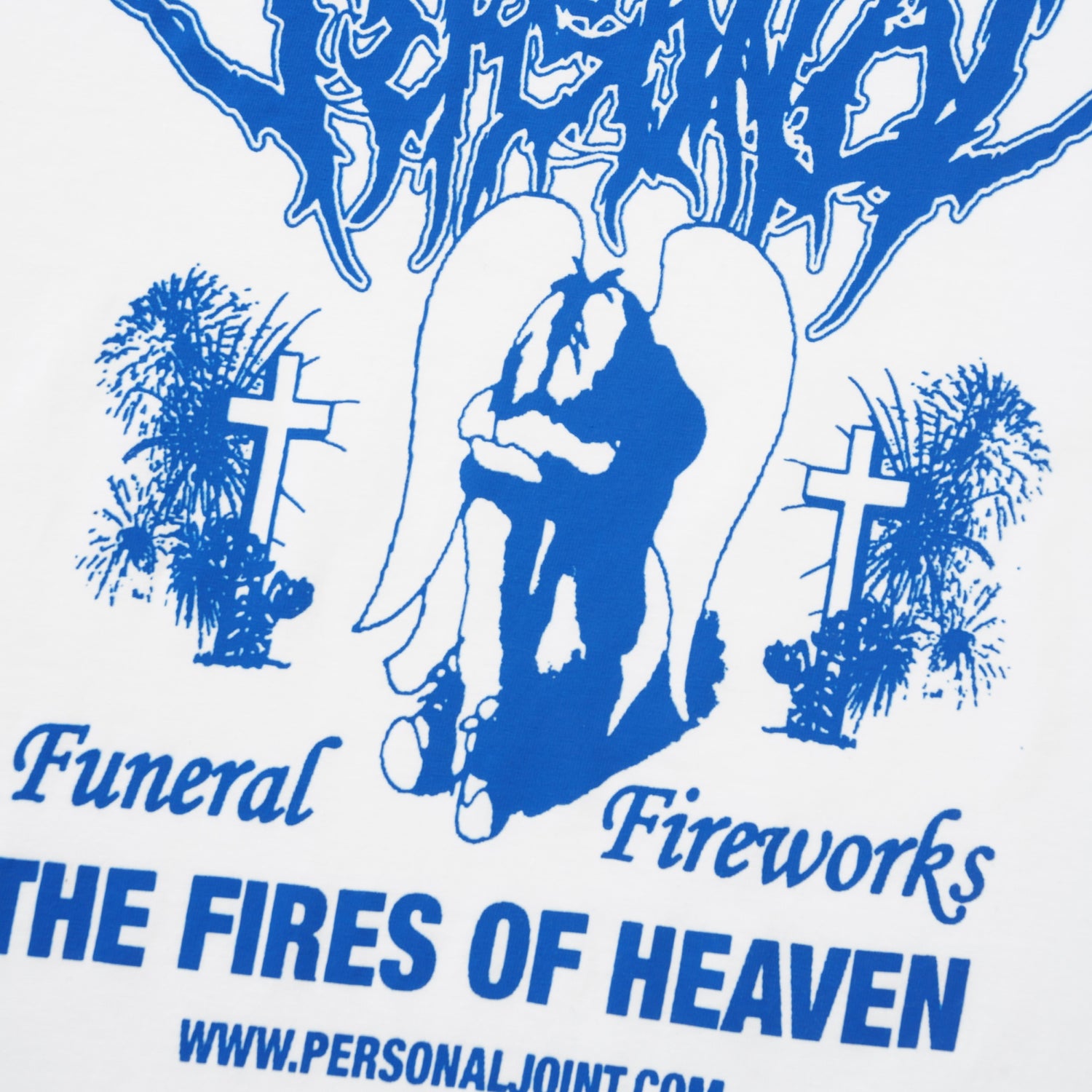 Funeral Fireworks Tee, White