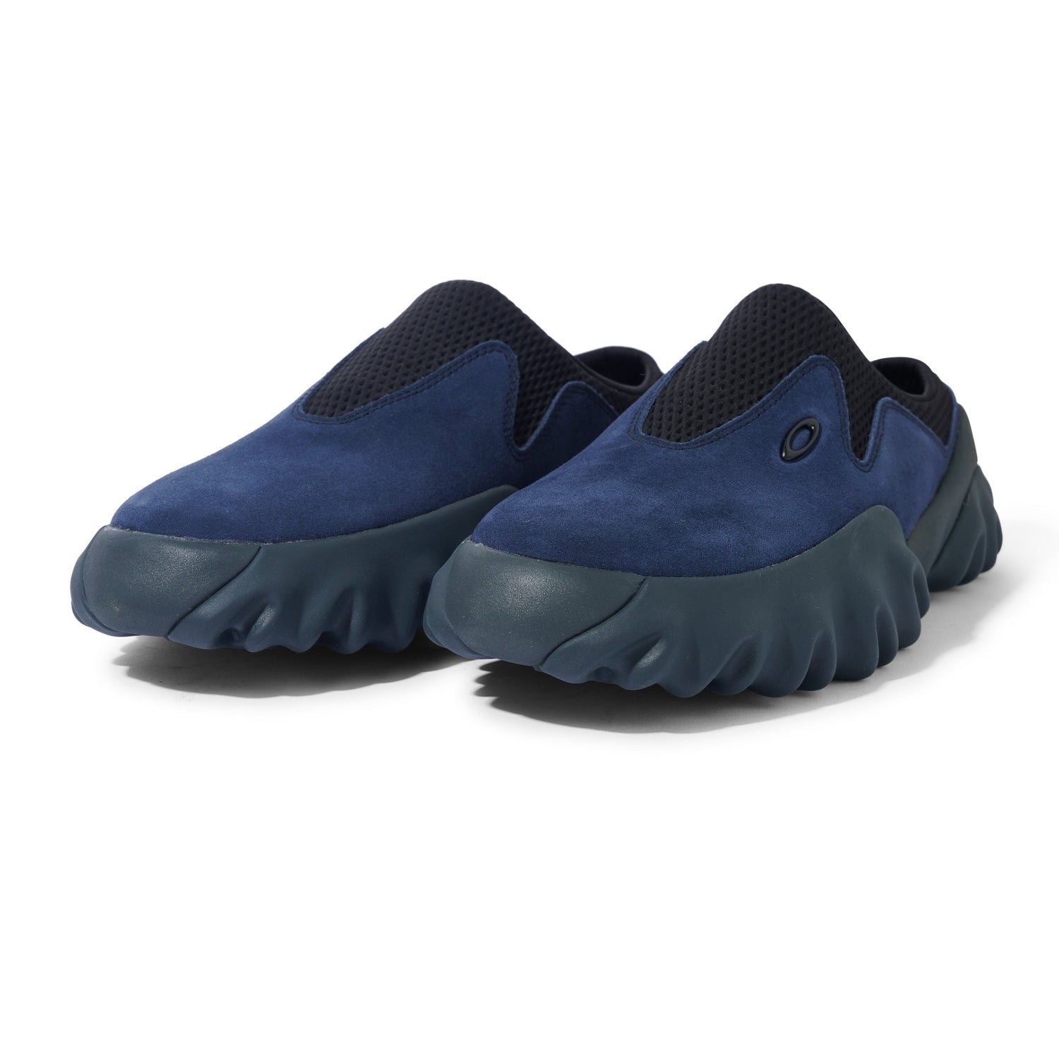 Suede Chop Saw Mule, Navy / Black