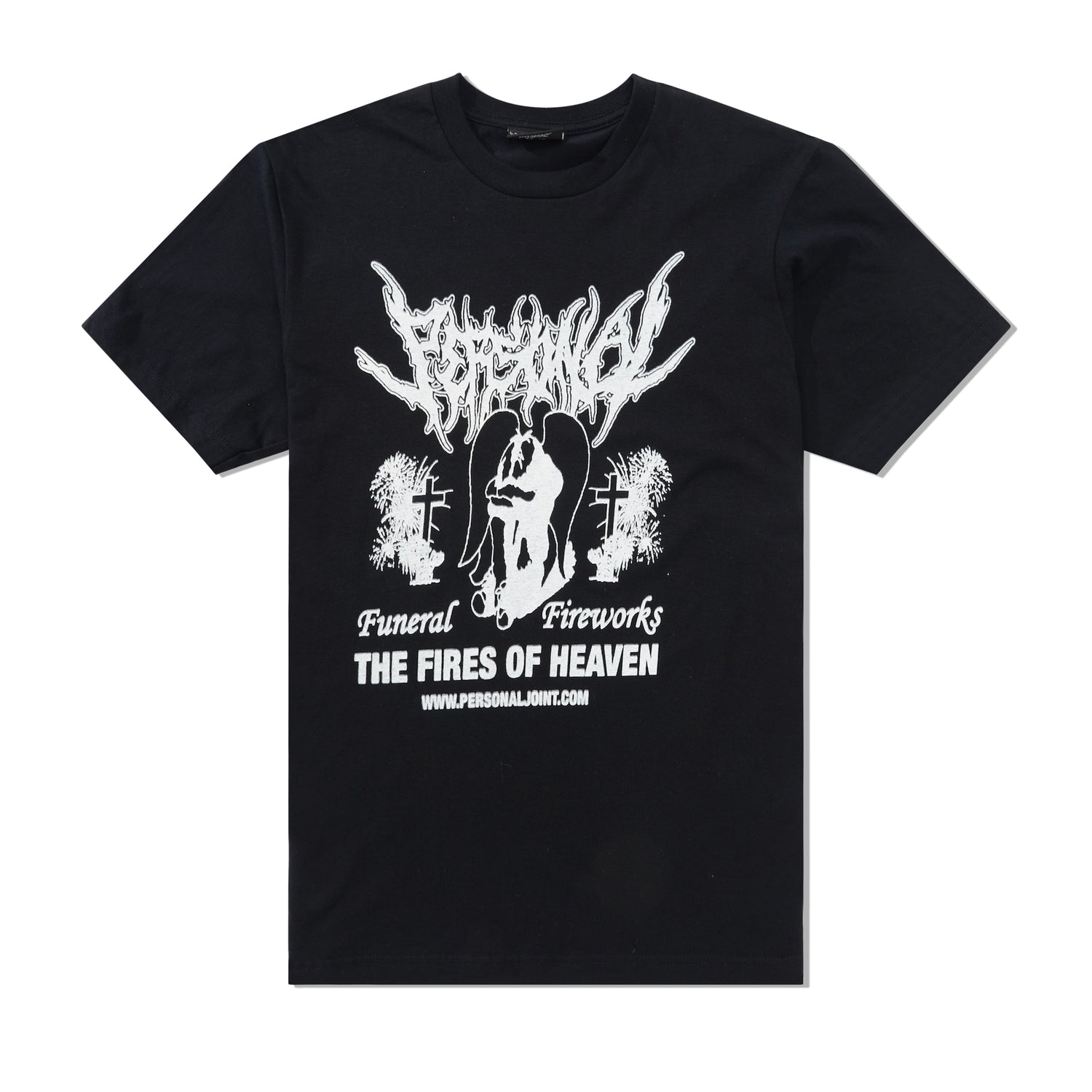 Funeral Fireworks Tee, Black