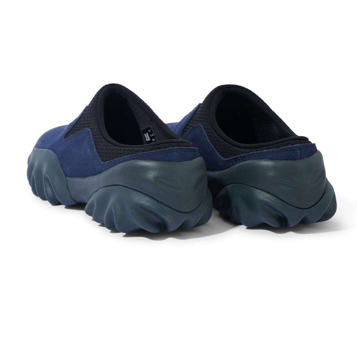 Suede Chop Saw Mule, Navy / Black