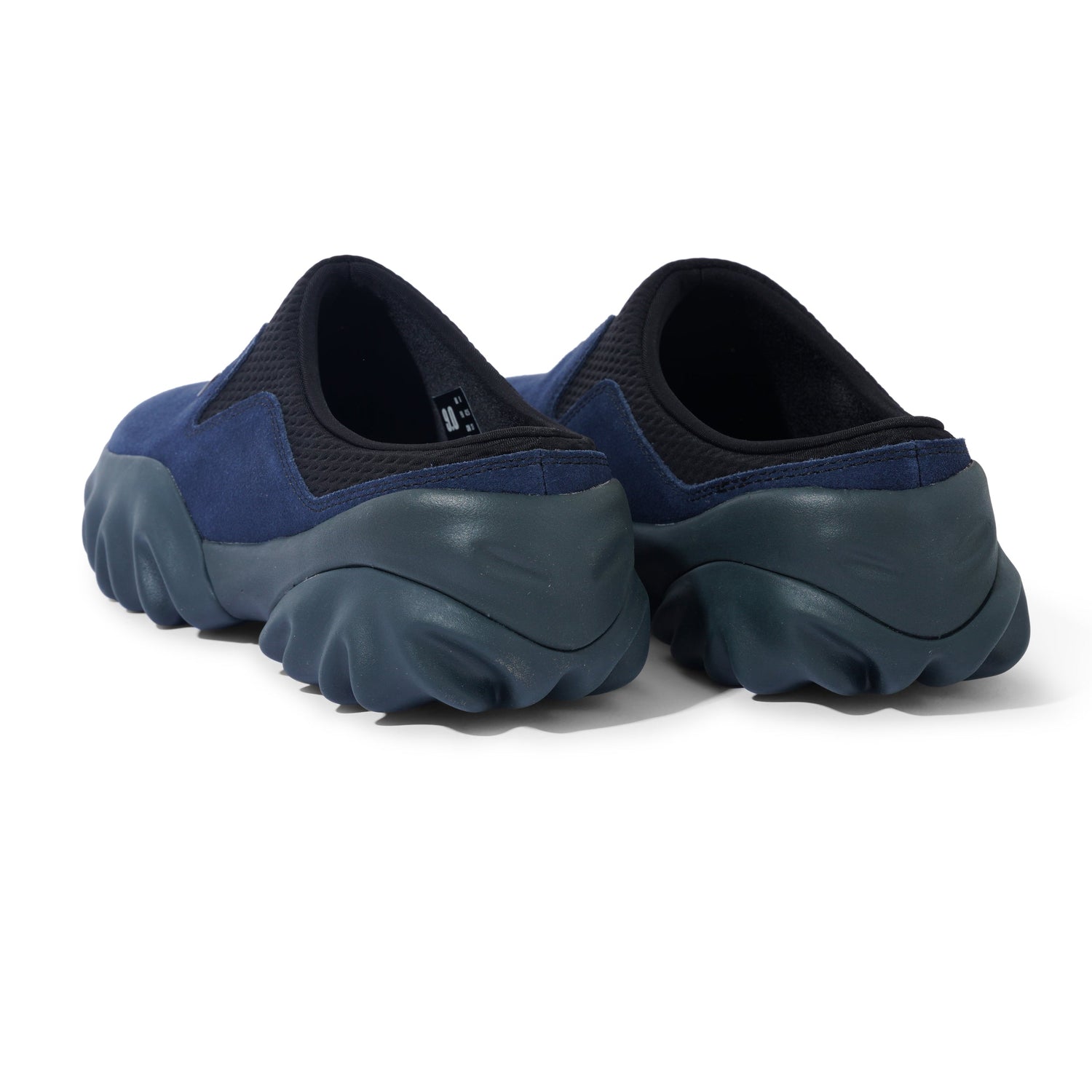 Suede Chop Saw Mule, Navy / Black