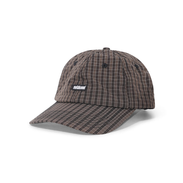Metalwood Mini Metal Logo Dad Hat, Brown
