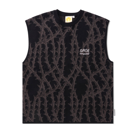 Thorn Sweater Vest, Black