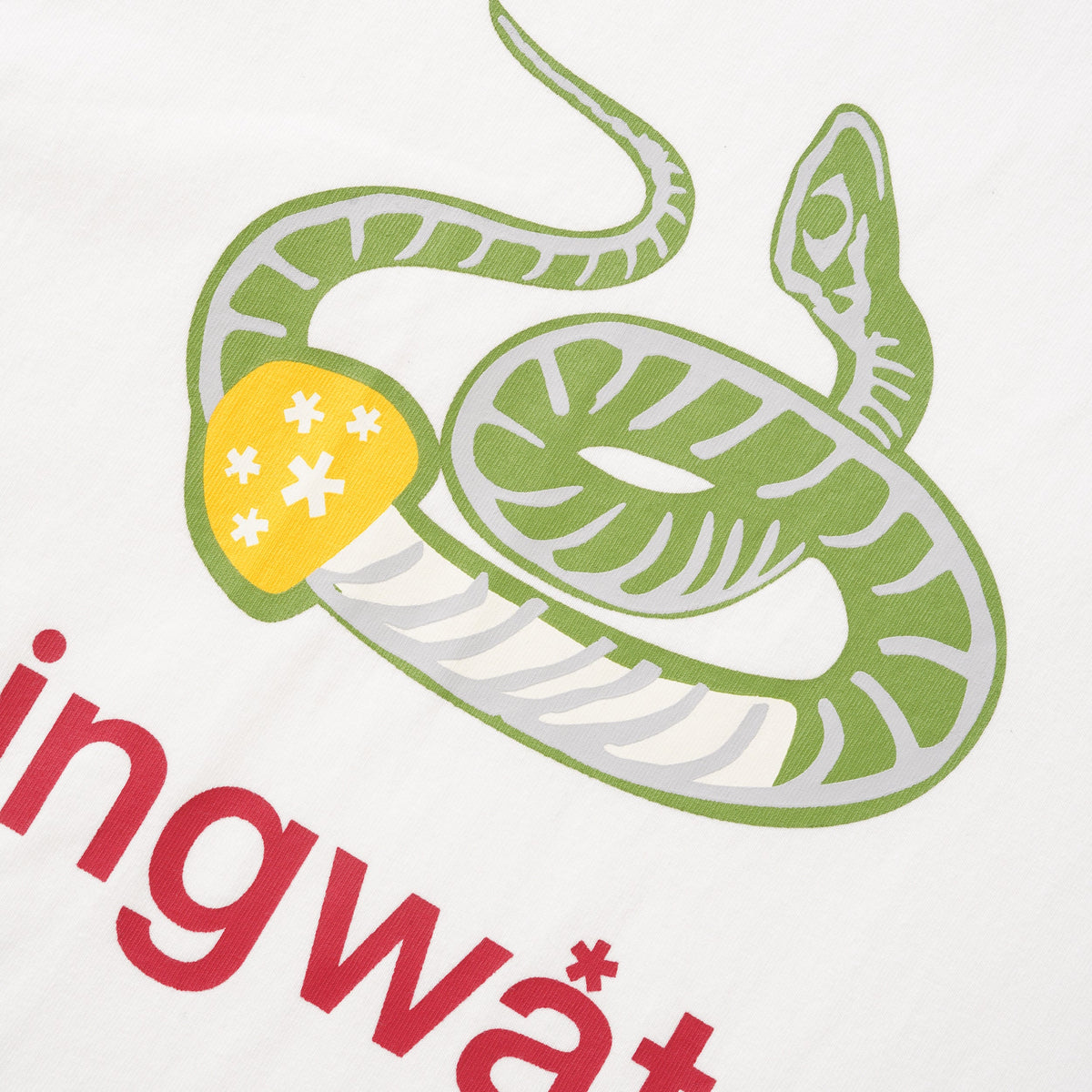 Snake Fossil Tee, White