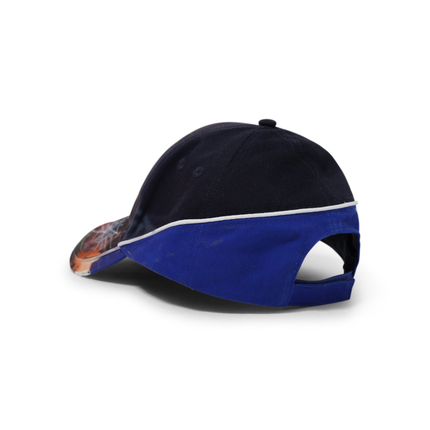 1 Of 1 Bleached / Airbrushed Hat, Black / Blue