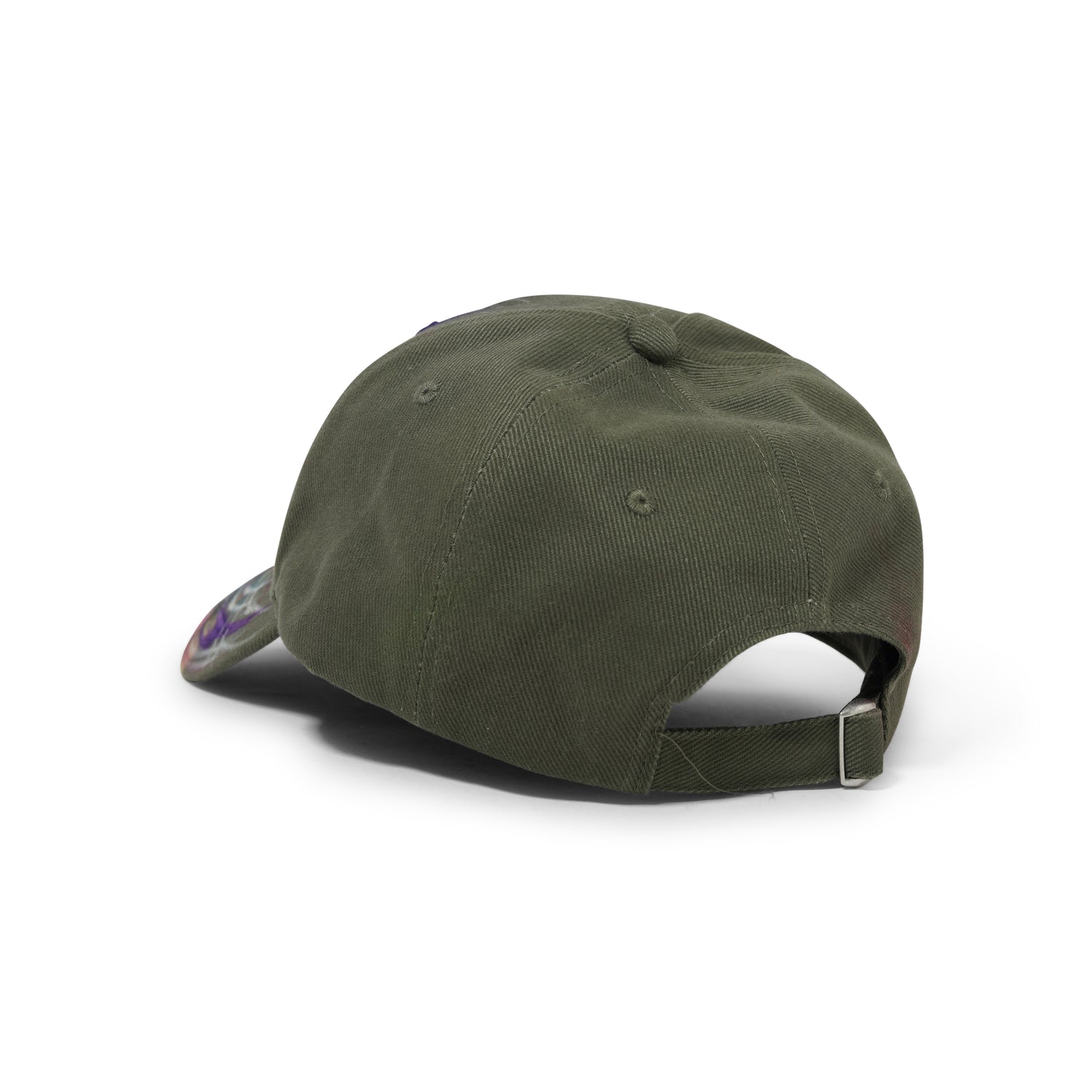 1 Of 1 Bleached / Airbrushed Hat, Army Green