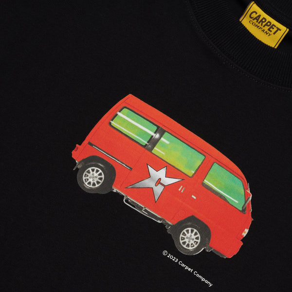 Carpet Company Tour Van Tee, Black