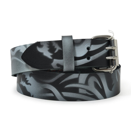 1 Of 1 Airbrushed Belt, Black / White