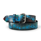 1 Of 1 Airbrushed Belt, Blue
