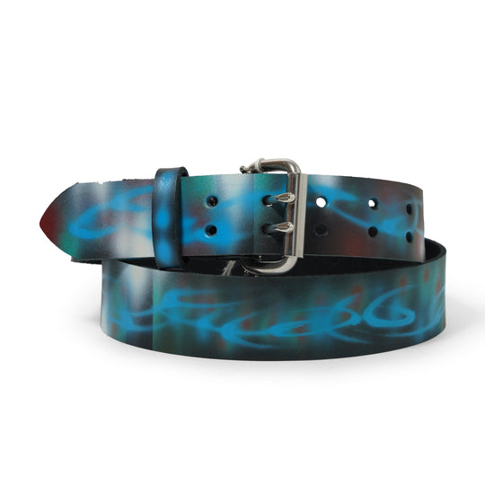 1 Of 1 Airbrushed Belt, Blue