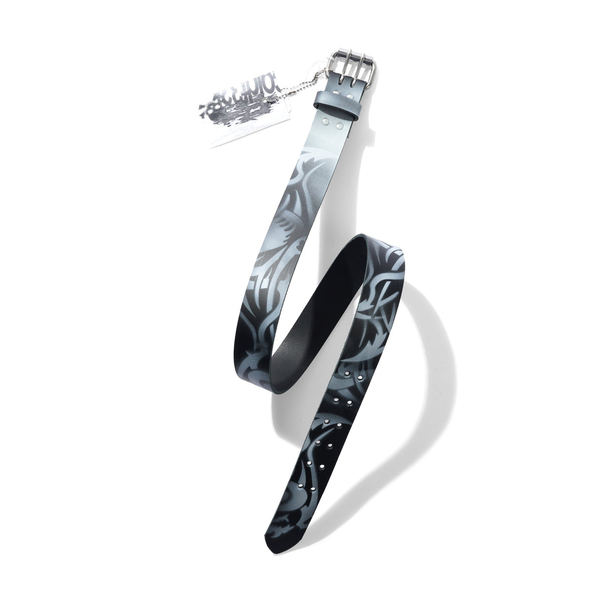 1 Of 1 Airbrushed Belt, Black / White
