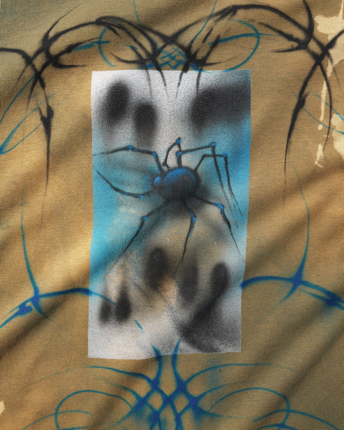 1 Of 1 Bleached / Airbrushed Tee, Green