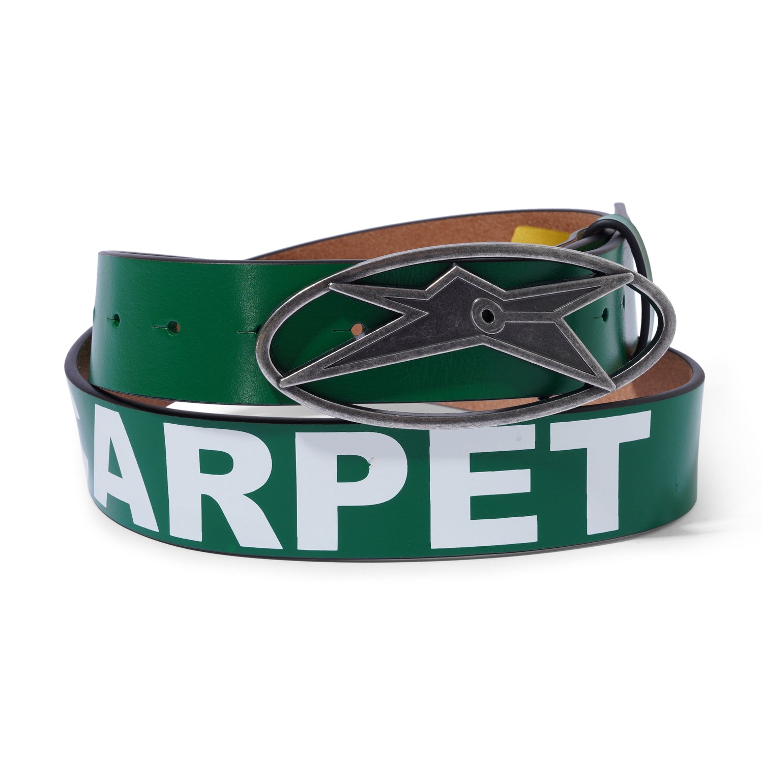 Leather Belt, Green