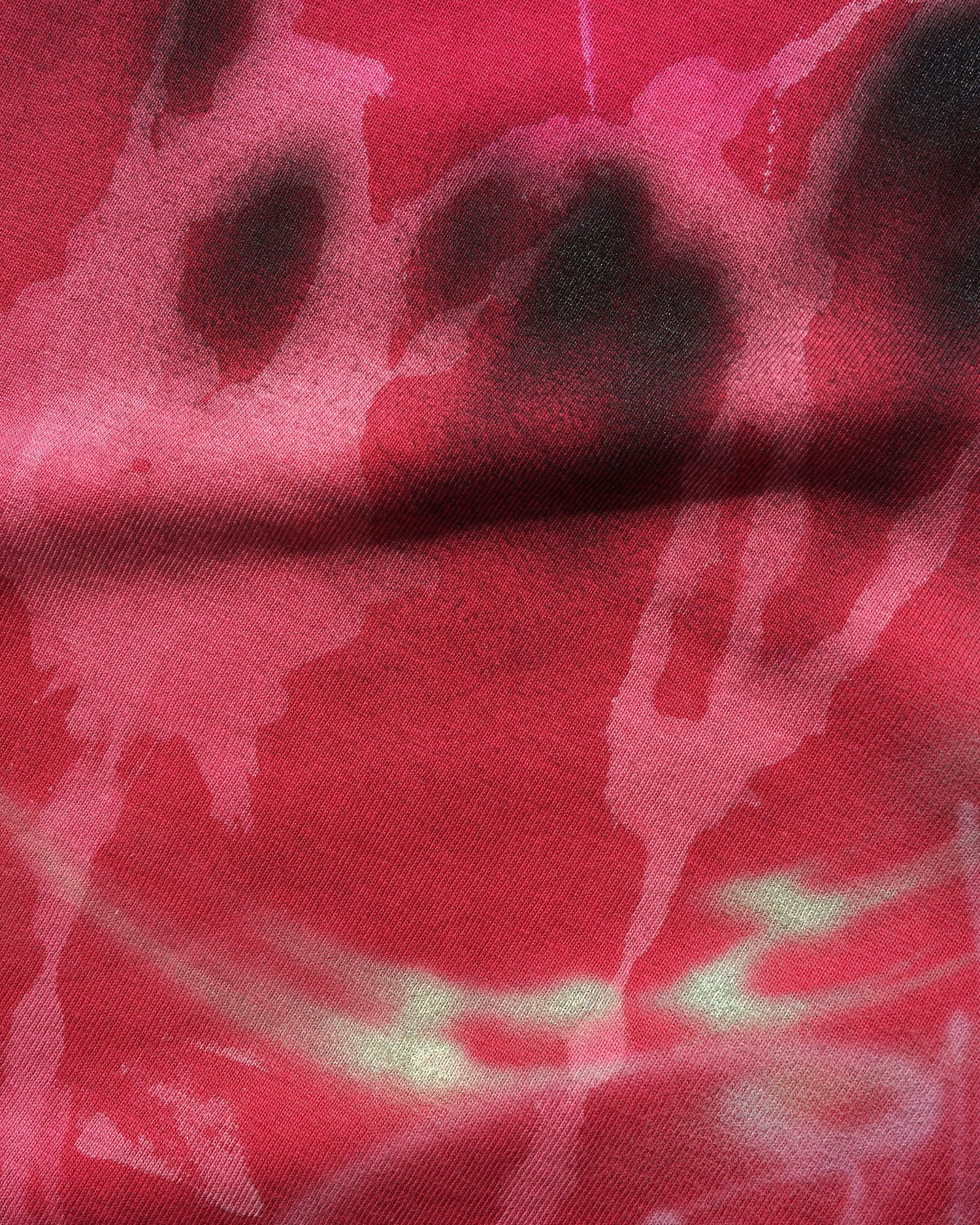 1 Of 1 Bleached / Airbrushed Tee, Red