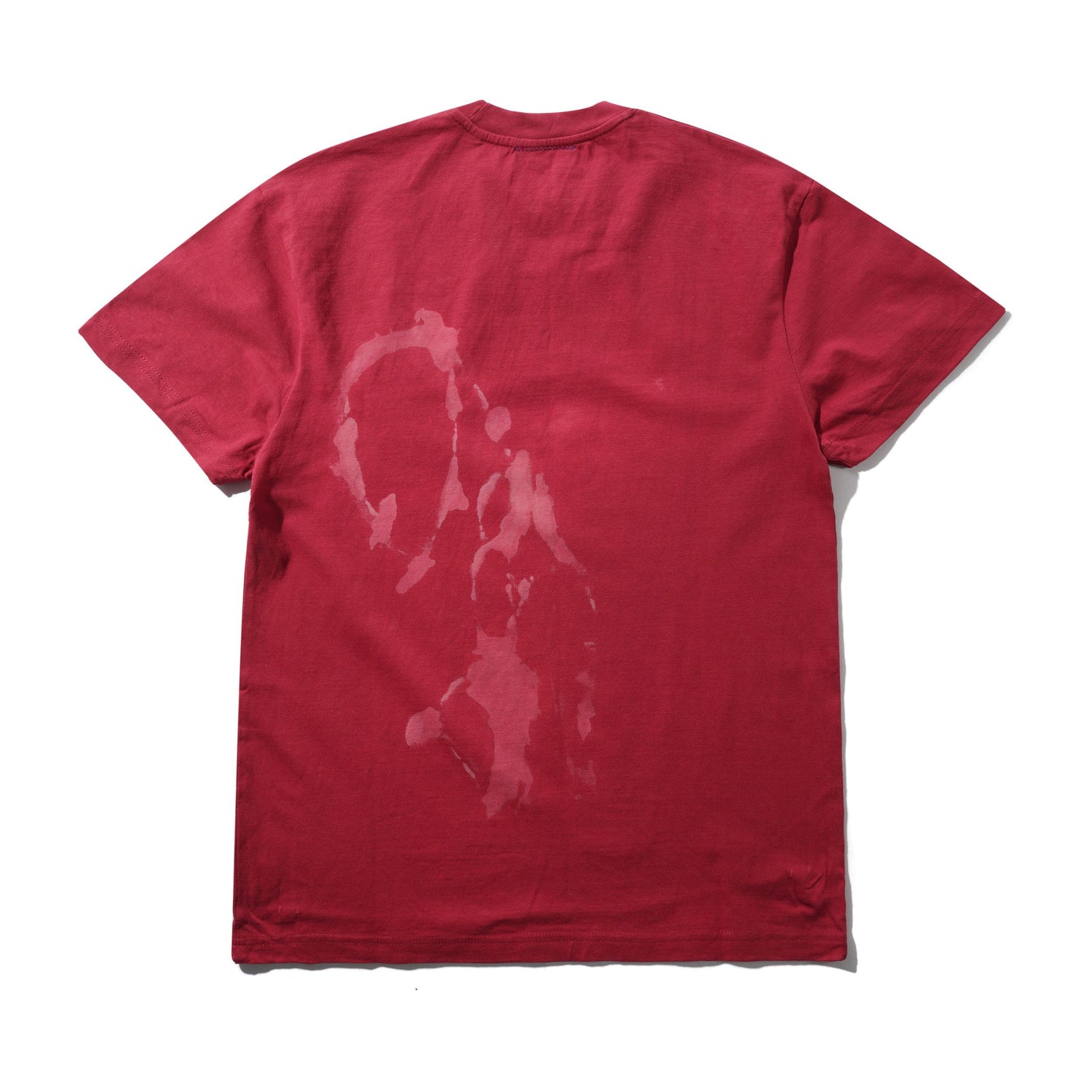 1 Of 1 Bleached / Airbrushed Tee, Red