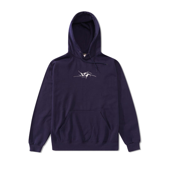 Spiral Embroidery Pullover, True Blue