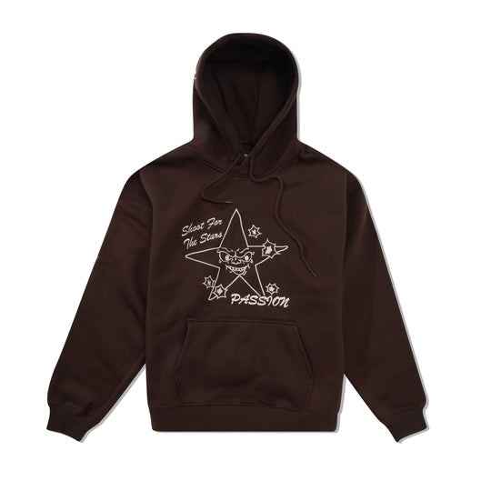 Target Practice Pullover Hood, Brown