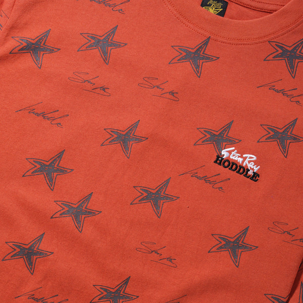 Hoddle Stan Ray Star Tee, Burnt Orange