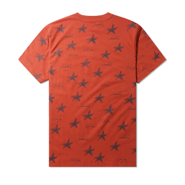 Hoddle Stan Ray Star Tee, Burnt Orange