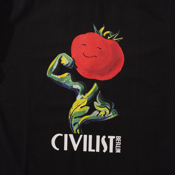 Civilist Tomato Tee, Black