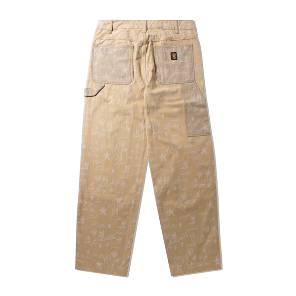 Hoddle Stan Ray Double Knee Painter Pant, Natural / Sand