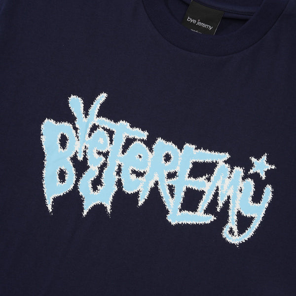Bye Jeremy Slipping Tee, Navy