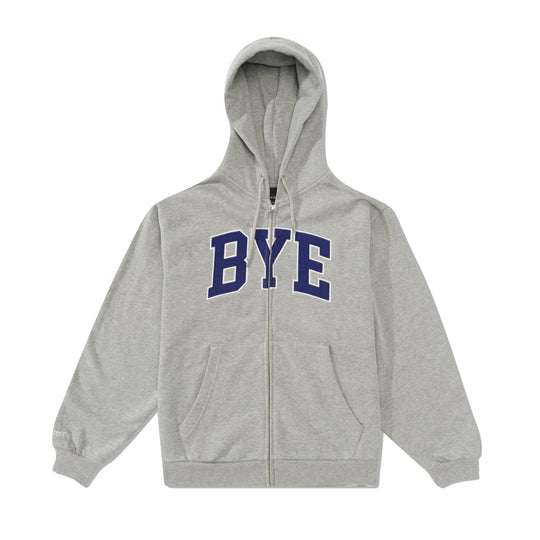 Bye Zip Hood, Grey