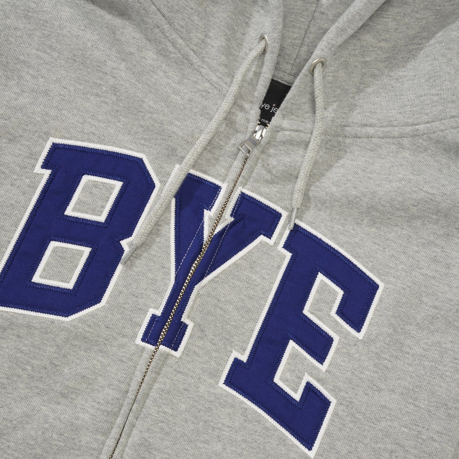 Bye Zip Hood, Grey