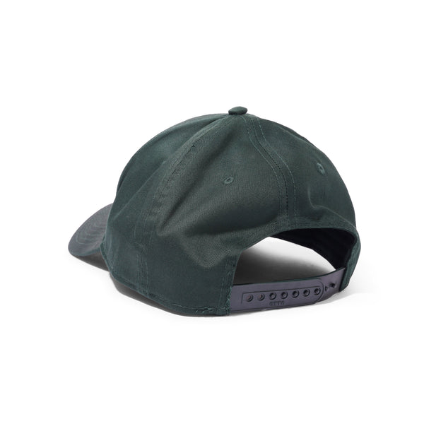 Limosine Shadow Box Hat, Green / Silver Sparkle