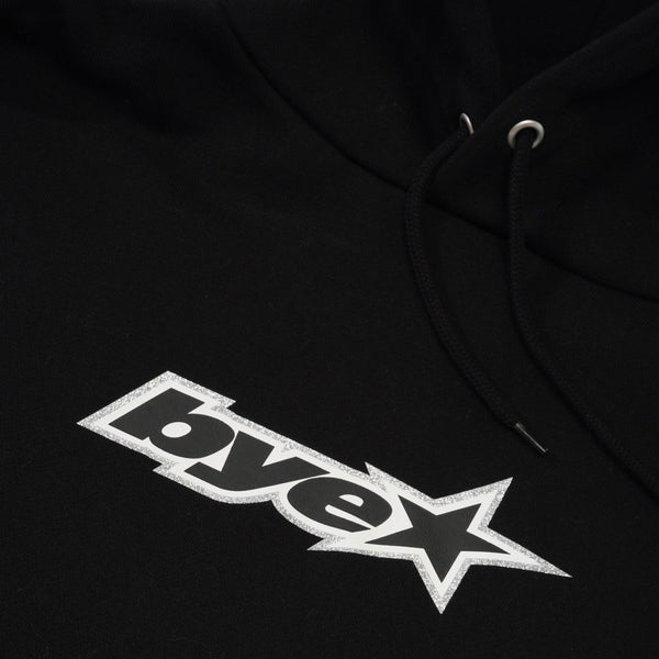 Bye Jeremy Bye Star Pullover Hood, Black