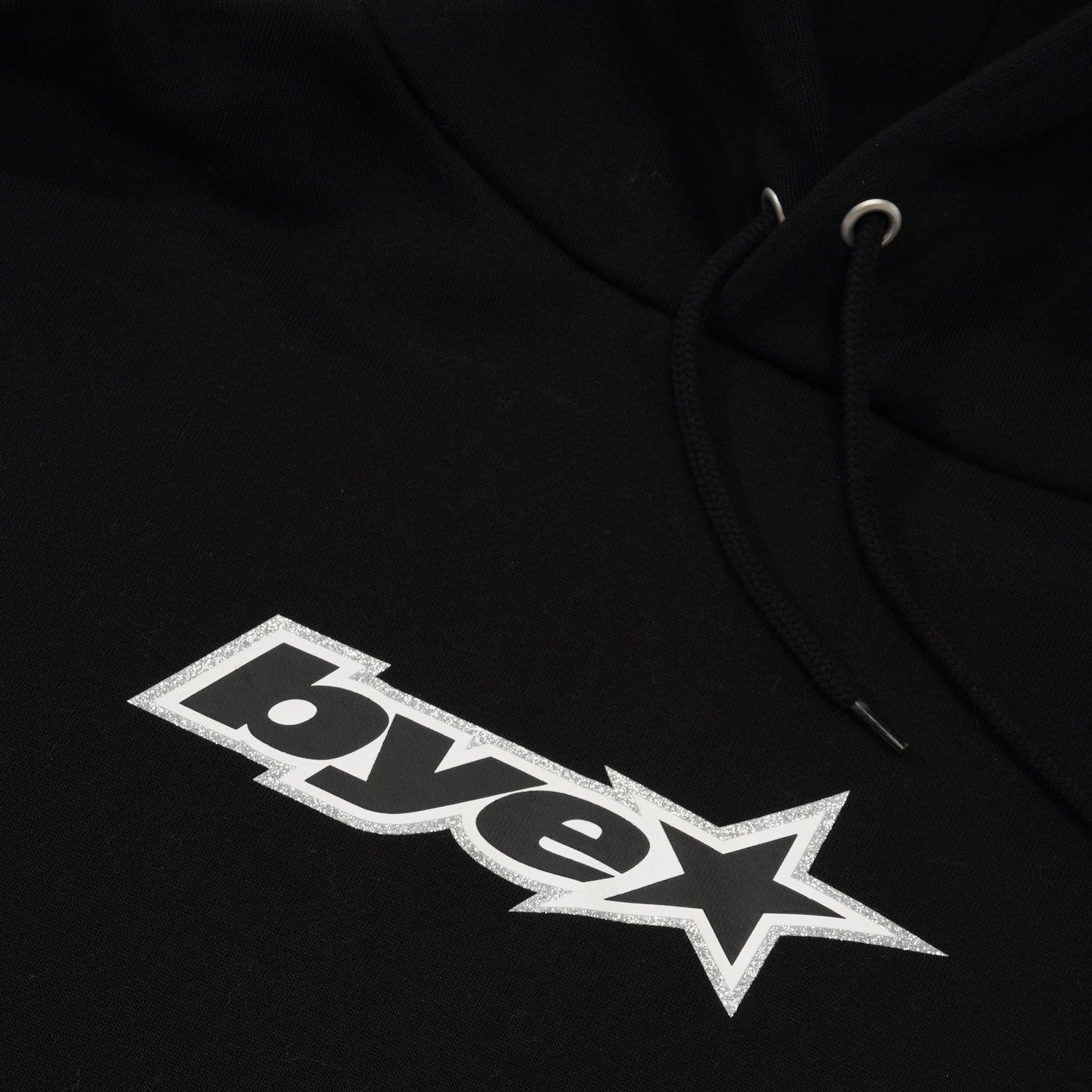 Bye Star Pullover Hood, Black