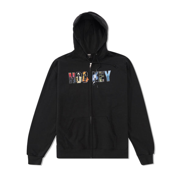 Hockey Dave's Arena Zip Hood, Black