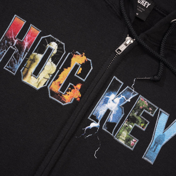 Hockey Dave's Arena Zip Hood, Black