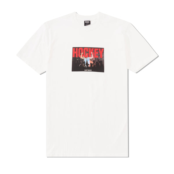 Hockey Soft Rock Tee, White