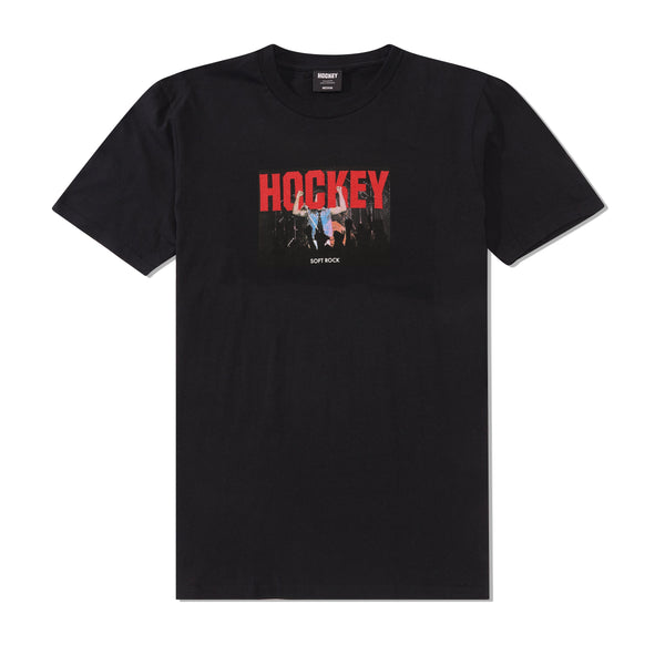 Hockey Soft Rock Tee, Black