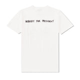 Nobody For President Tee, White