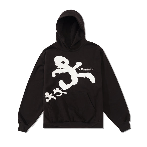 b.Eautiful Runner Pullover Hood, Black