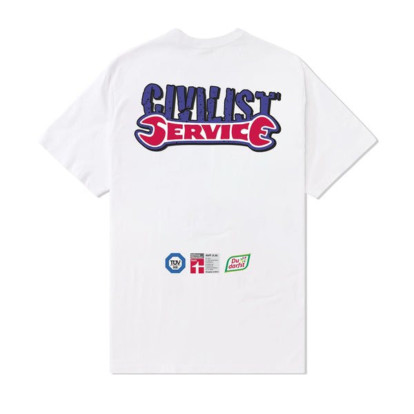 Civilist Service Tee, White