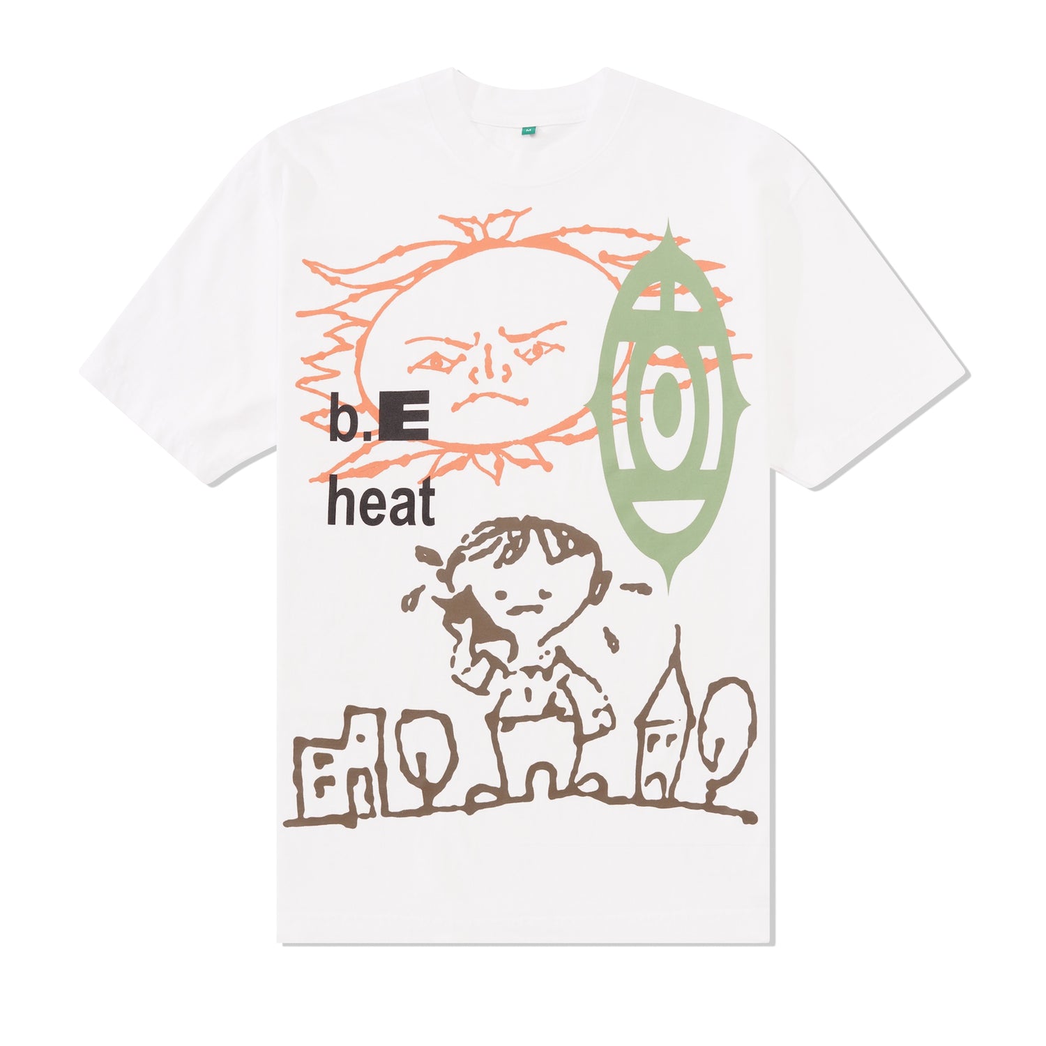 b.E heat Tee, White