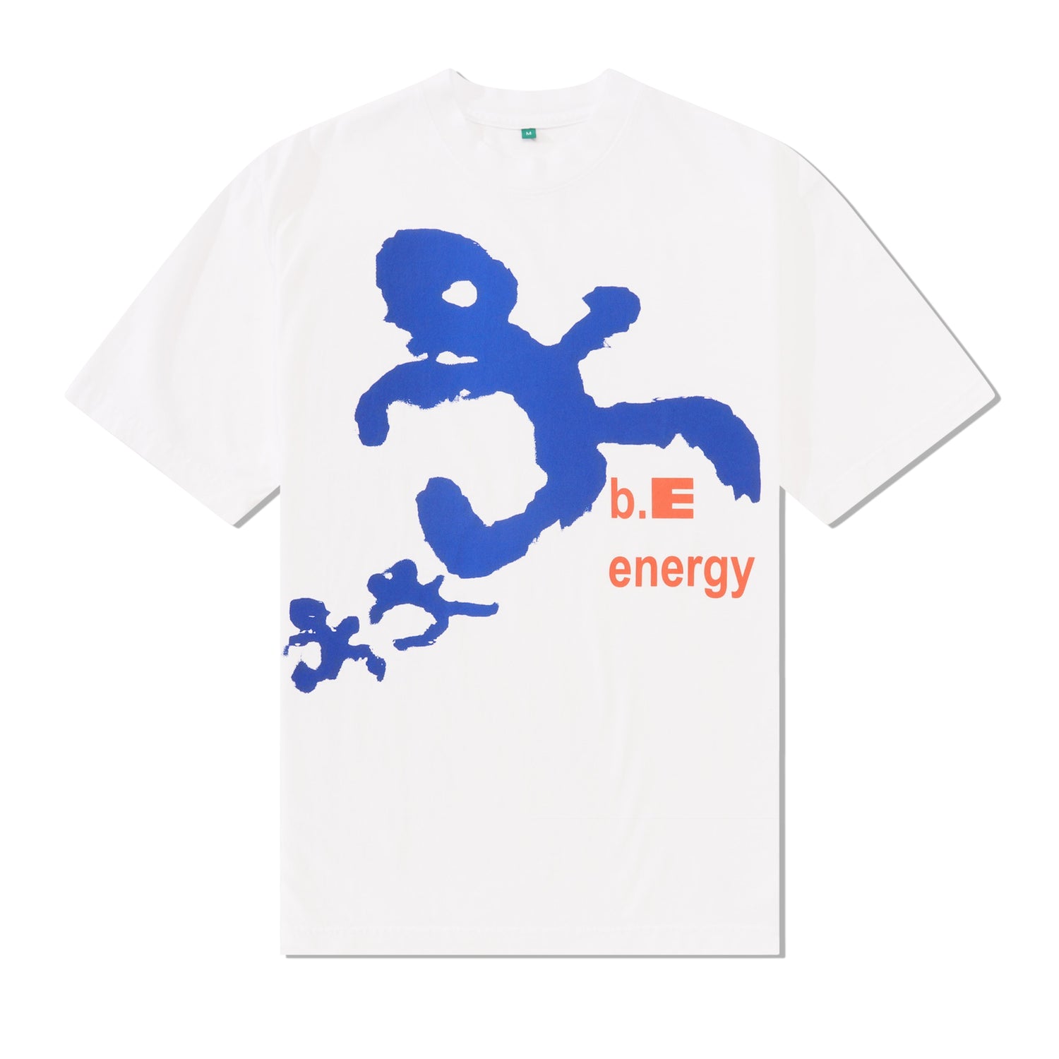 b.E energy Tee, White