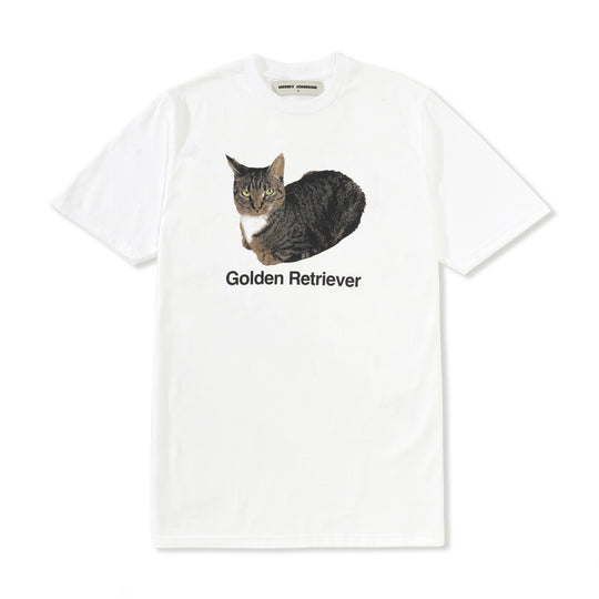 Golden Retriever Tee, White