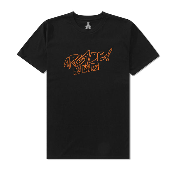 Arcade Sketch Tee, Black
