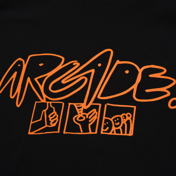 Arcade Sketch Tee, Black